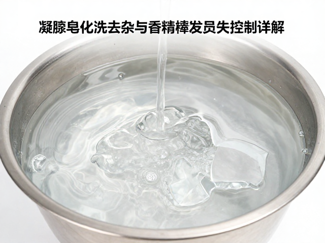 凝胶皂化流程中洗涤去杂与香精挥发损失控制详解