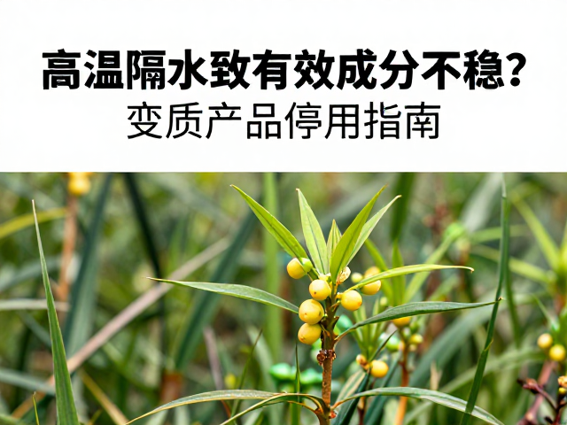 高温隔水致有效成分不稳?变质产品停用指南