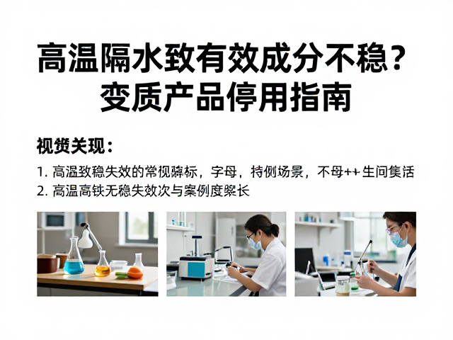 高温隔水致有效成分不稳?变质产品停用指南