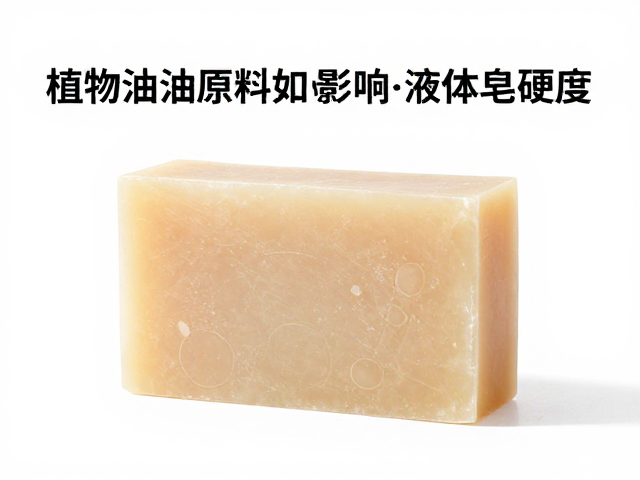 植物油脂原料如何影响液体皂硬度?皂体硬度测试全解析