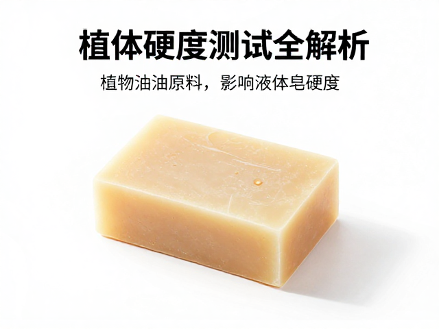 植物油脂原料如何影响液体皂硬度?皂体硬度测试全解析