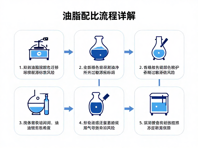 油脂配比流程详解,如何规避颜色迁移与香精过敏源标识风险