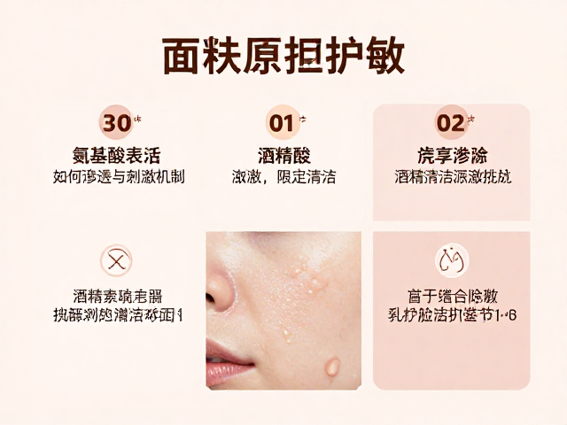 幼肌护肤避坑,为何氨基酸表活优于酒精,温和清洁更护敏