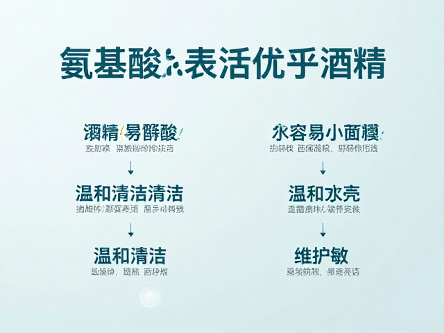 幼肌护肤避坑,为何氨基酸表活优于酒精,温和清洁更护敏