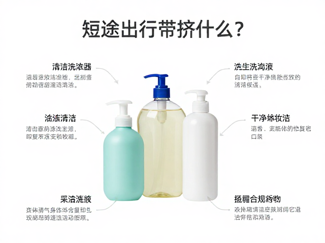 短途出行带齐什么?身体清洁家庭组合装推荐,干净又省心