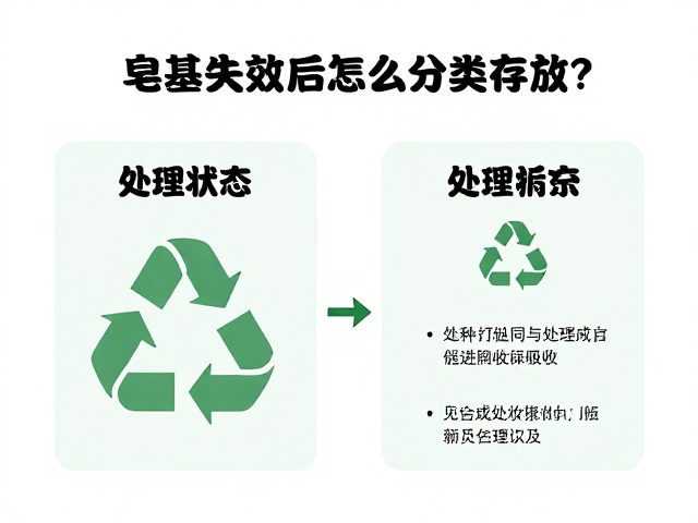 皂基失效后怎么分类存放？处理状态标记与新旧分区指南