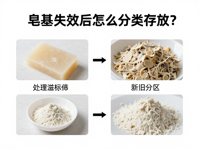 皂基失效后怎么分类存放？处理状态标记与新旧分区指南