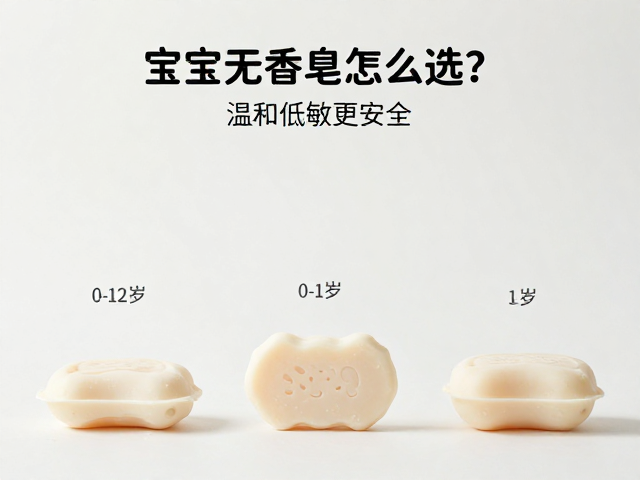 宝宝无香皂怎么选?0-12岁适用年龄标注,温和低敏更安全