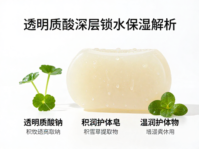 透明质酸钠,积雪草提取物,温润护体皂深层锁水保湿配方解析