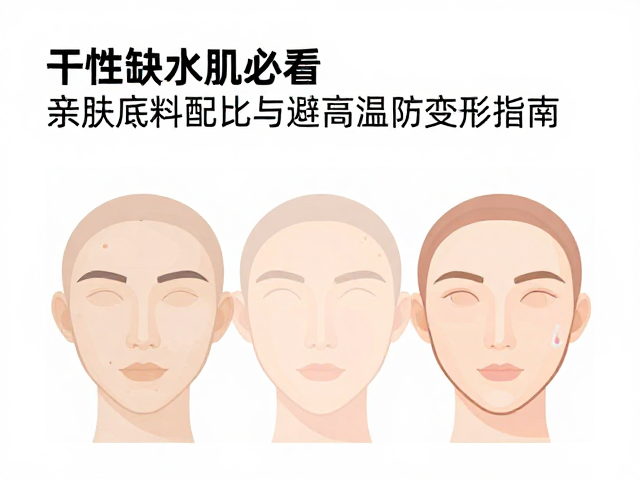 干性缺水肌必看,亲肤底料配比与避高温防变形指南