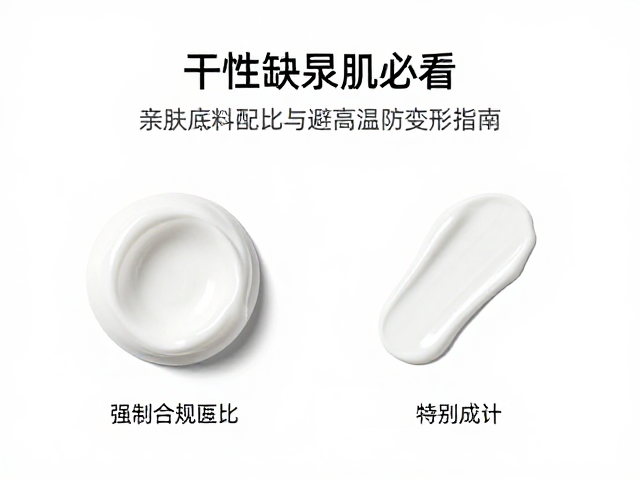 干性缺水肌必看,亲肤底料配比与避高温防变形指南