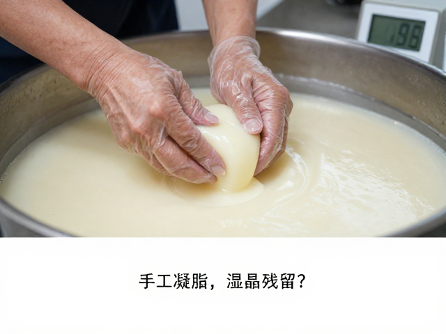 手工凝脂工序湿度控制,如何确保无结晶残留?