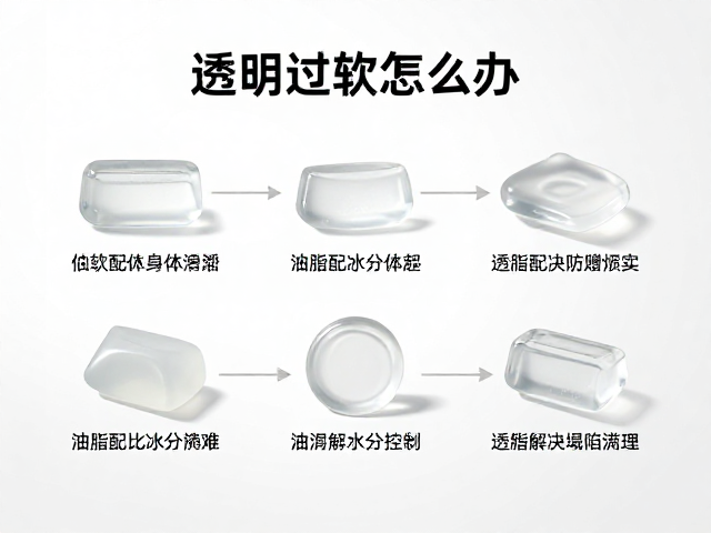 透明皂体过软怎么办?油脂配比流程详解,轻松解决塌陷难题