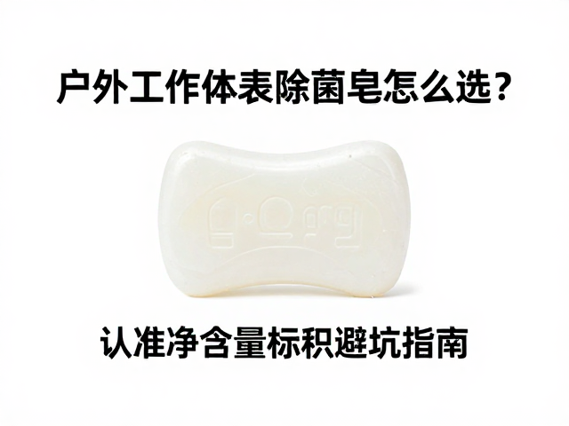 户外工作体表除菌皂怎么选？认准净含量标识避坑指南