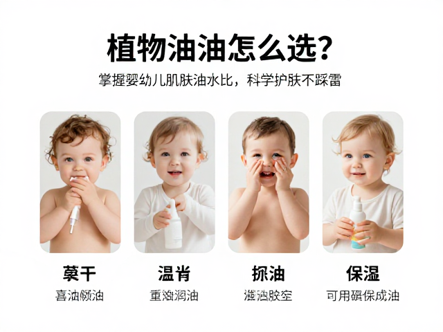 植物油脂怎么选?掌握婴幼儿肌肤油水比,科学护肤不踩雷