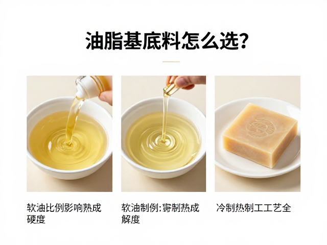 油脂基底料怎么选？软油比例影响熟成硬度，冷制热制皂工艺全解析