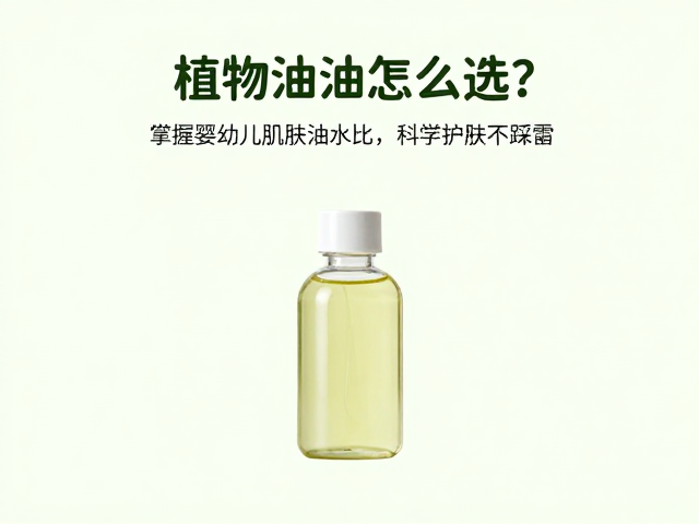 植物油脂怎么选?掌握婴幼儿肌肤油水比,科学护肤不踩雷