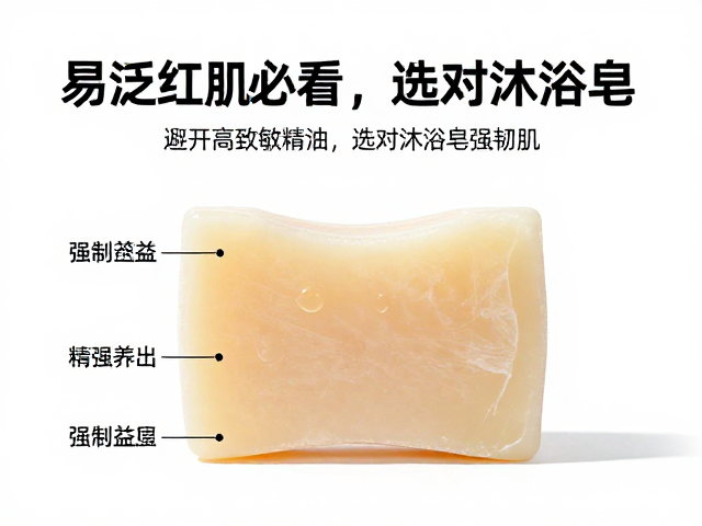 易泛红肌必看,避开高致敏精油,选对沐浴皂养出强韧肌