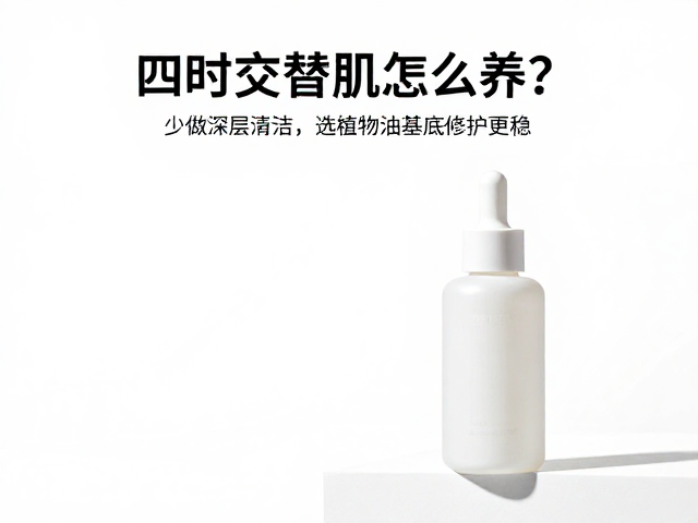 四时交替肌怎么养?少做深层清洁,选植物油基底修护更稳