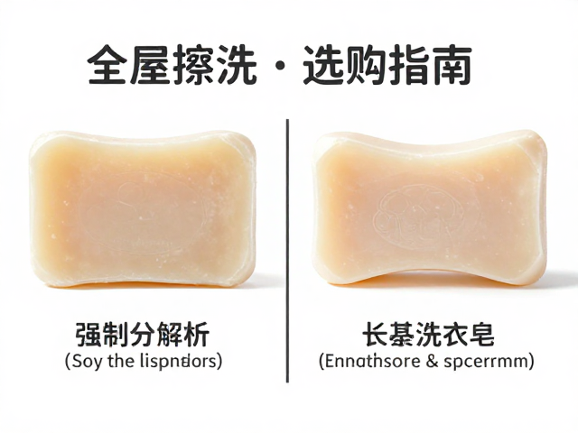 全屋擦洗皂与长条洗衣皂区别,皂基成分解析及选购指南