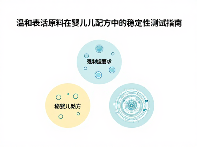 温和表活原料在婴幼儿配方中的稳定性测试指南