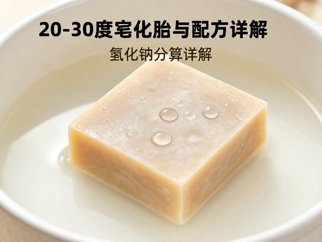 手工皂教程,20-30度保温下的皂化流程与配方计算详解