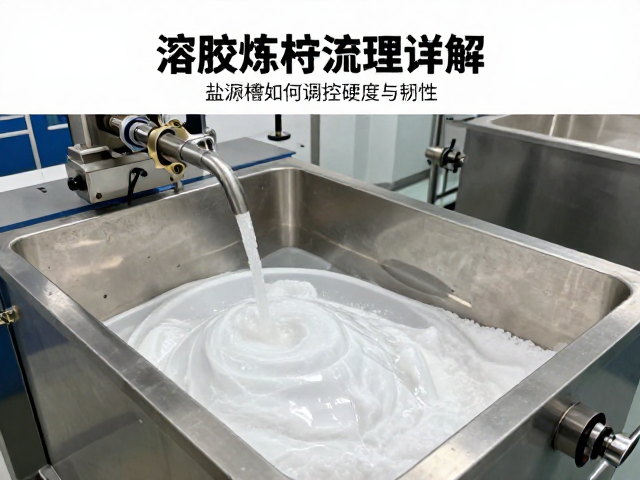 溶胶炼制流程详解,盐析槽如何调控硬度与韧性