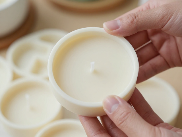 家庭手作硅胶模具教程,手工凝脂工序详解,轻松制作高颜值香皂蜡烛