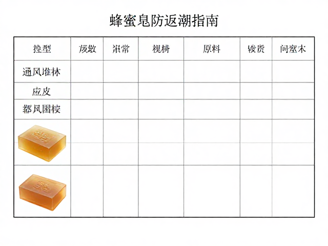 蜂蜜皂防返潮指南,通风堆放与使用反馈记录