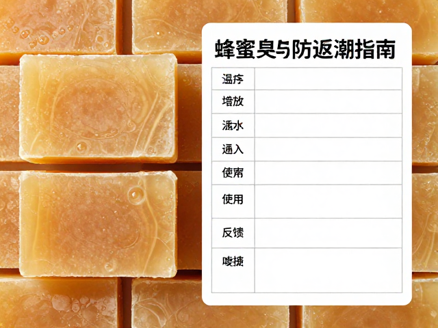 蜂蜜皂防返潮指南,通风堆放与使用反馈记录