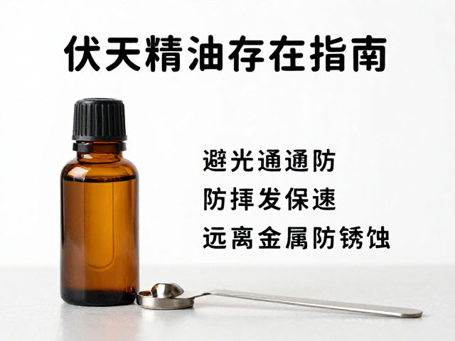 伏天精油存放指南,避光通风防挥发,远离金属防锈蚀