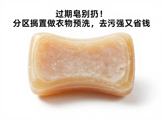 过期皂别扔!分区搁置做衣物预洗,去污强又省钱