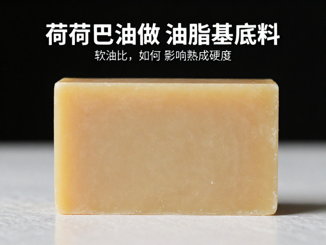 荷荷巴油做油脂基底料,软油比例如何影响熟成硬度?