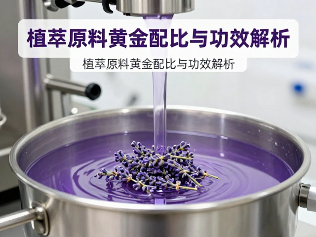 薰衣草水煎萃取技术揭秘,植萃原料黄金配比与功效解析