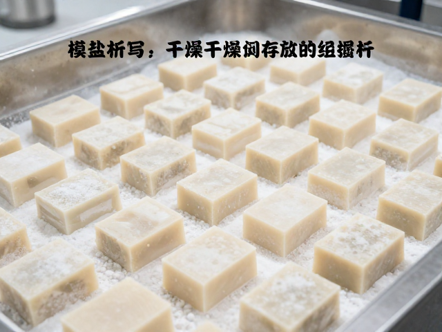 模铸皂体流程解析,盐析与干燥通风处存放的关键技巧