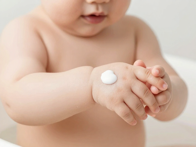 宝宝洗完澡及时涂润肤乳?避开薄荷脑,守护婴幼儿薄皮敏感肌
