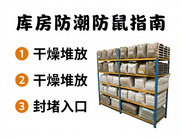库房防潮防鼠指南,干燥堆放,封堵入口,通风好