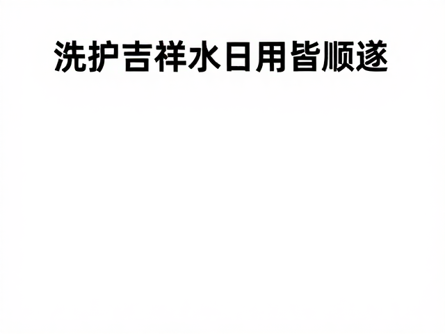 洗护吉祥内涵,让衣物香洁,日用皆顺遂好寓意