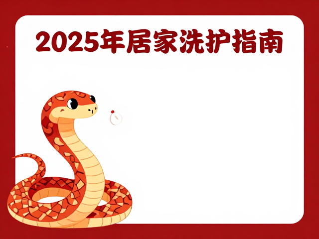2025蛇年居家洗护指南,洁净迎新,生肖纳吉讨彩头