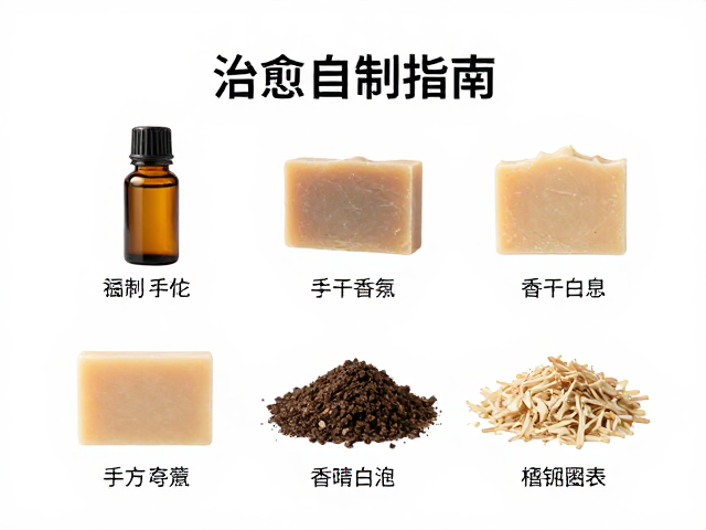 单方精油调配手工皂,100%天然植物萃取,自制治愈系香氛皂指南