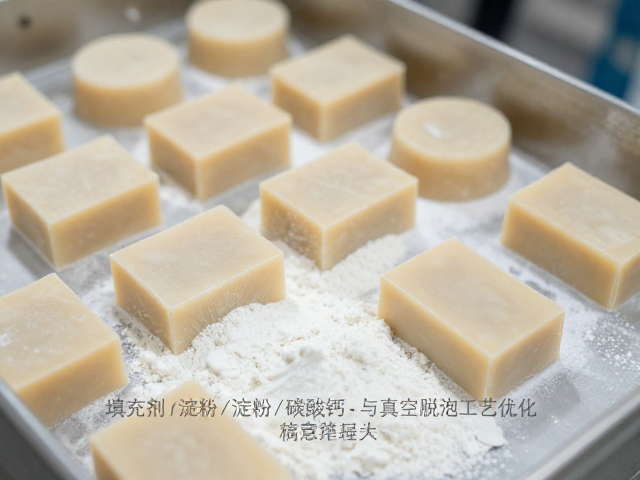 模铸皂体流程详解,填充剂(淀粉/碳酸钙)与真空脱泡工艺优化