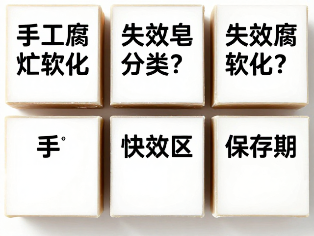 手工皂腐烂软化?失效皂分类标签存放指南,延长保存期