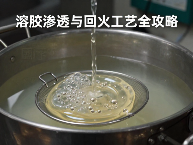 溶胶炼制流程解析，透明剂渗透与回火工艺全攻略