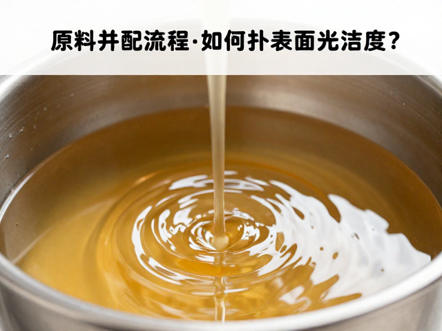 原料兑配流程优化,保湿剂如何提升表面光洁度?
