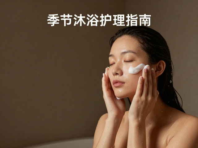 干性肌必看,季节性沐浴护理指南,每晚洁体守护水润屏障
