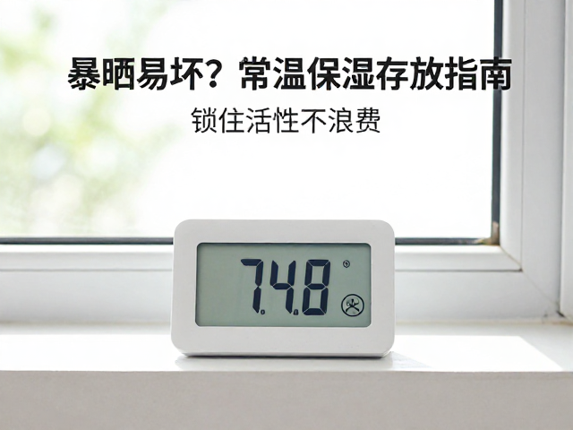 窗台暴晒易坏?常温保湿存放指南,锁住活性不浪费