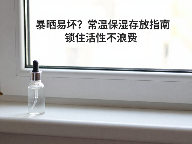 窗台暴晒易坏?常温保湿存放指南,锁住活性不浪费