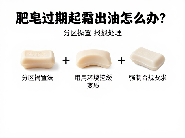 肥皂过期起霜出油怎么办?分区搁置与报损处理全指南