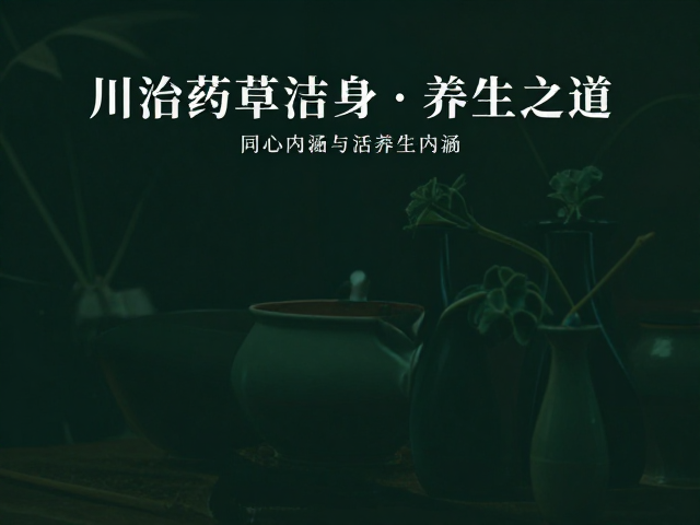 川渝药草洁身,香洁同心的生活器物内涵与养生之道