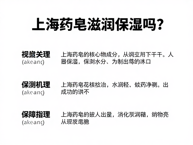 上海药皂滋润保湿吗?附皮肤测试说明与使用指南